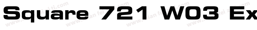 Square 721 W03 Extended字体转换